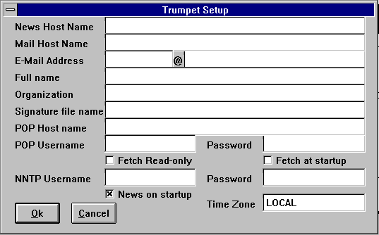 Trumpet Prompts for Network Information