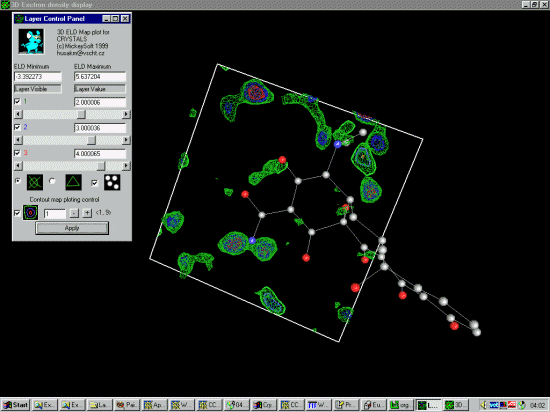 Difference Fourier Map as Displayed in MarchingCubes for Windows