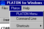File formats supported by WinPLATON