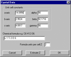 Basic Cell Information prompt box